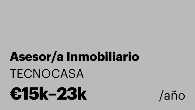 Asesor/a Inmobiliario