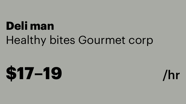 Deli man
