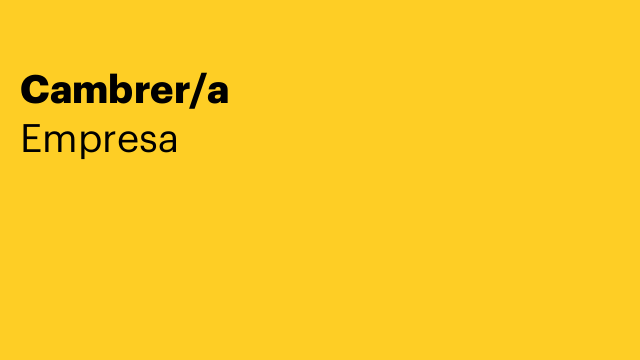 Cambrer/a