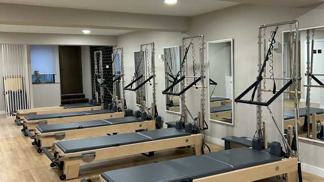 Monitor pilates máquinas