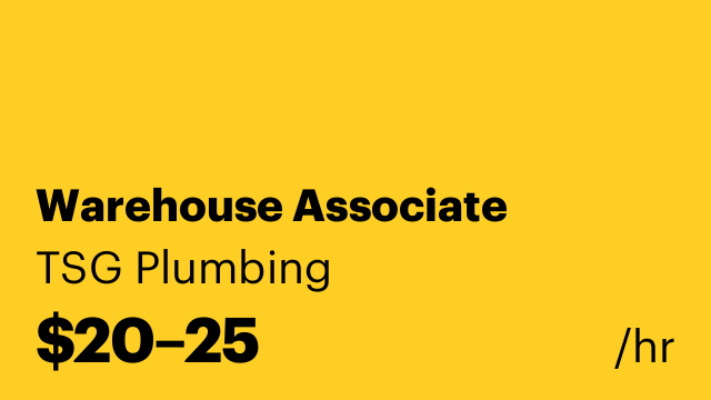 Warehouse Associate