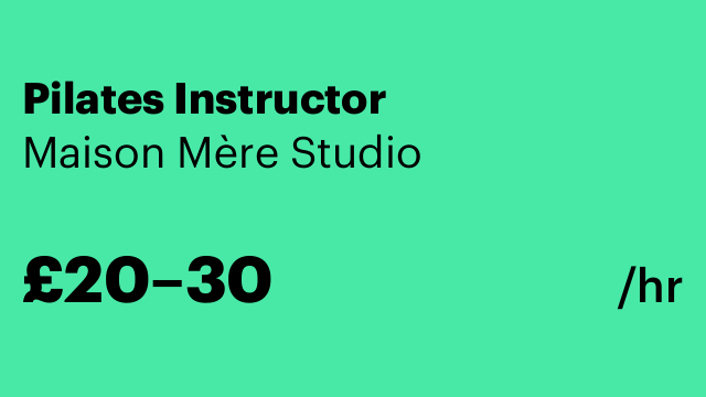 Pilates Instructor