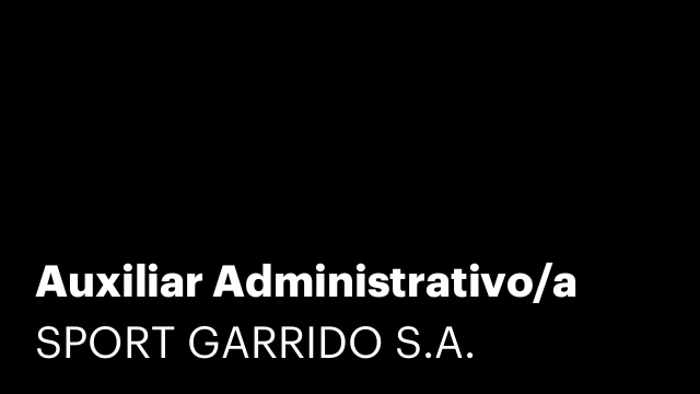 Auxiliar Administrativo/a