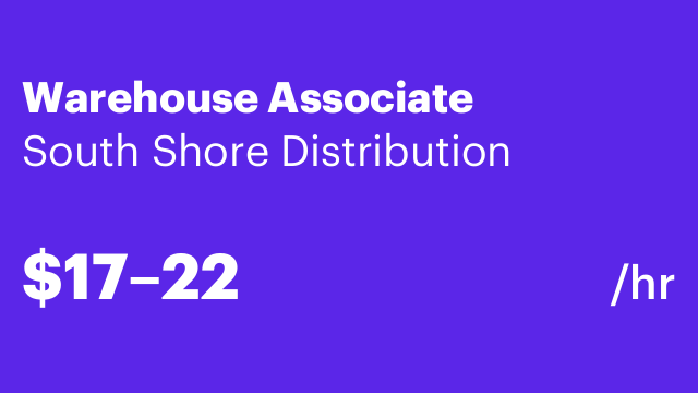 Warehouse Associate