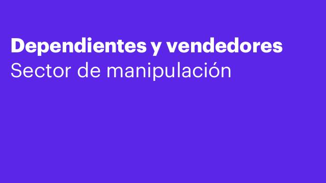 Dependientes y vendedores