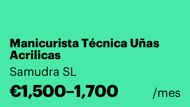 Manicurista Técnica Uñas Acrilicas