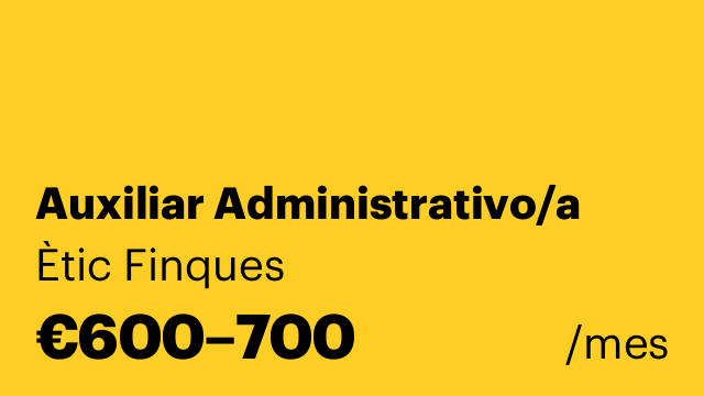 Auxiliar Administrativo/a