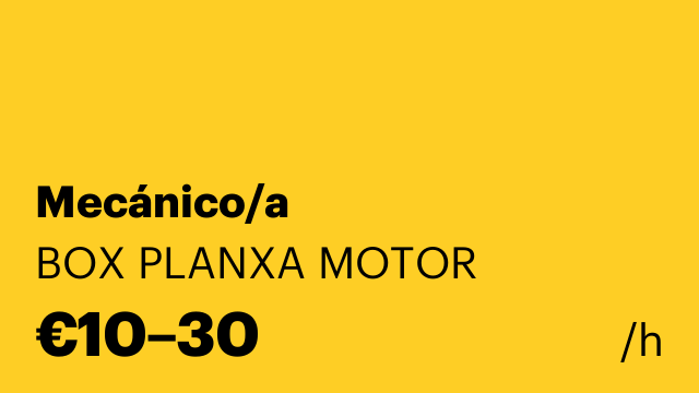 Mecánico/a