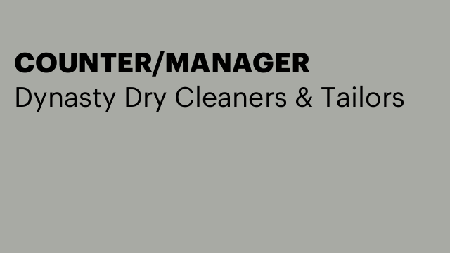 COUNTER/MANAGER