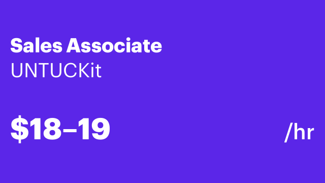 Sales Associate