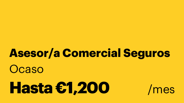 Asesor/a Comercial Seguros