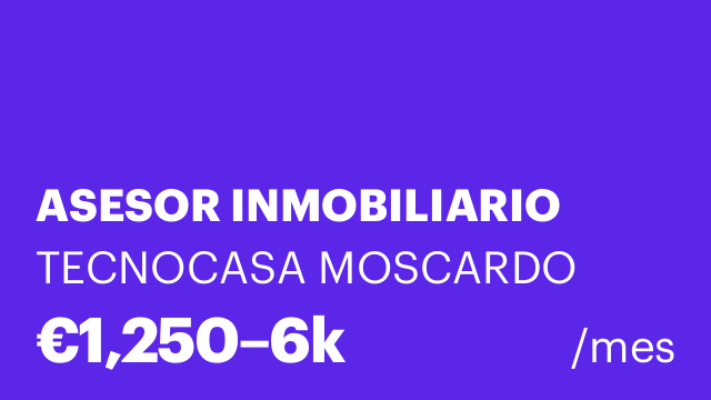 ASESOR INMOBILIARIO