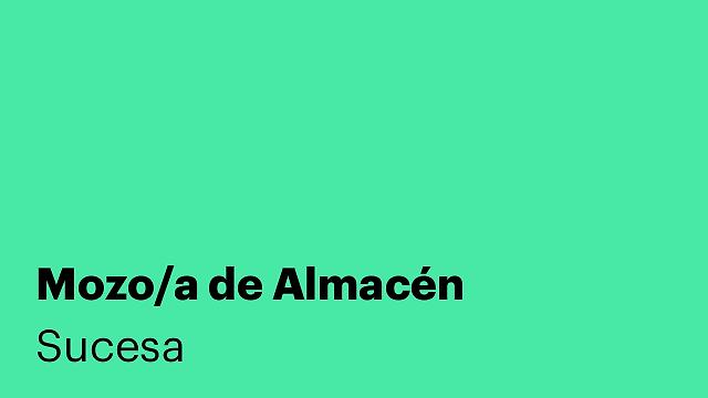 Mozo/a de Almacén