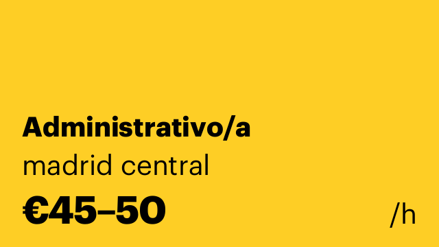 Administrativo/a