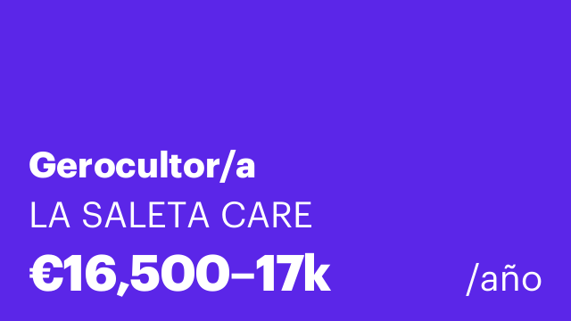 Gerocultor/a