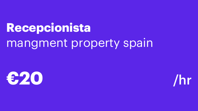 Recepcionista