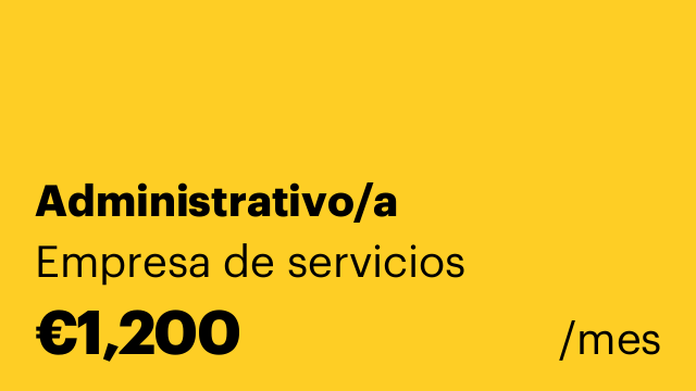 Administrativo/a