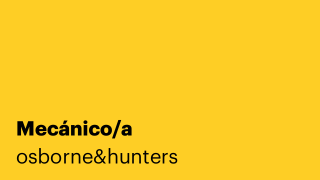Mecánico/a