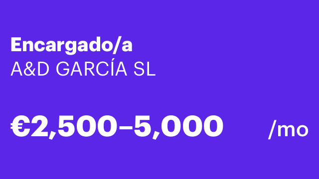 Encargado/a
