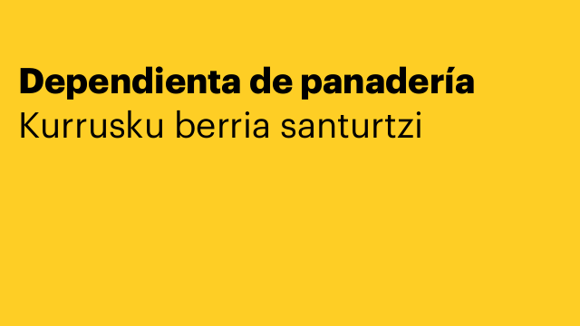 Dependienta de panadería