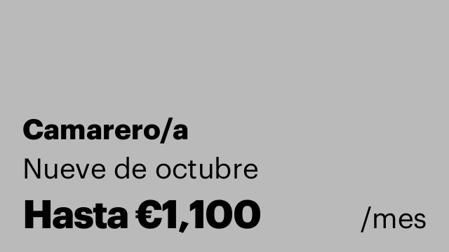 Camarero/a