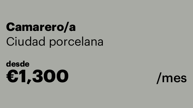 Camarero/a