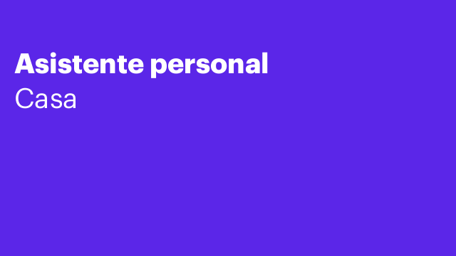 Asistente personal