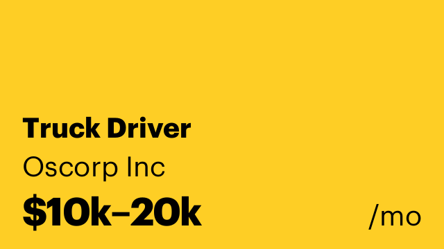 Truck Driver