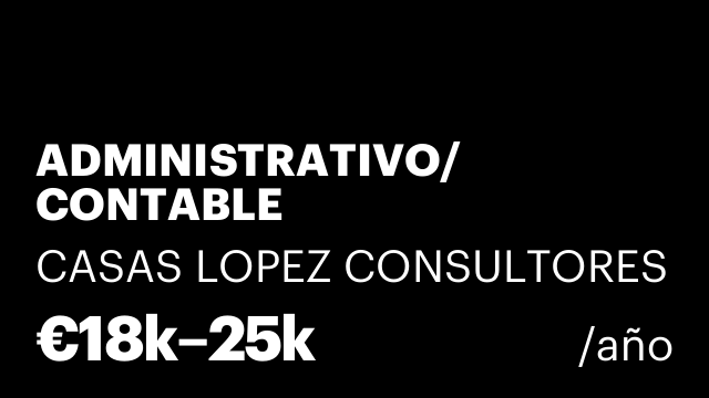 ADMINISTRATIVO/ CONTABLE