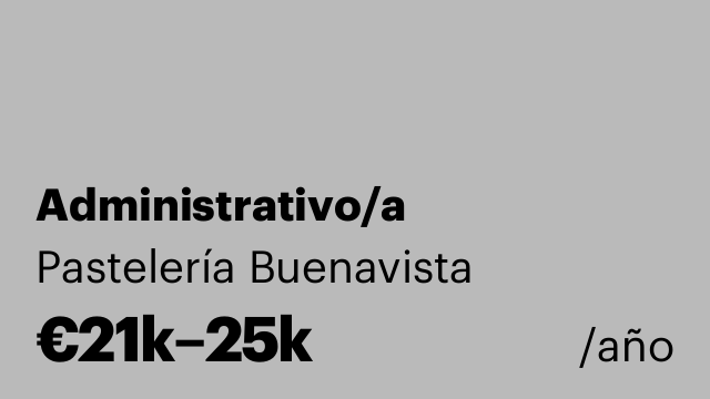Administrativo/a