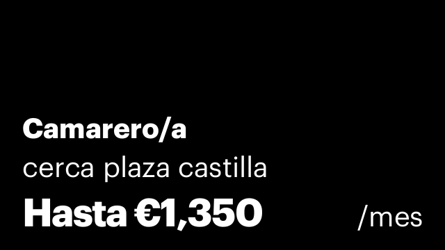 Camarero/a