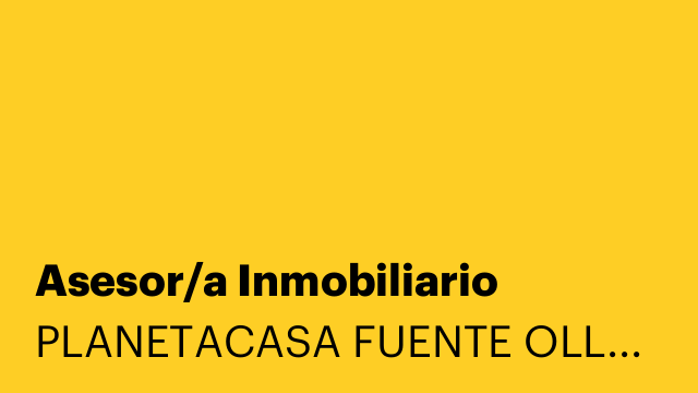 Asesor/a Inmobiliario