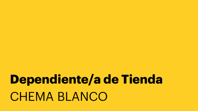 Dependiente/a de Tienda