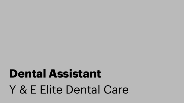 Dental Assistant