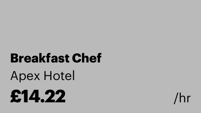 Breakfast Chef