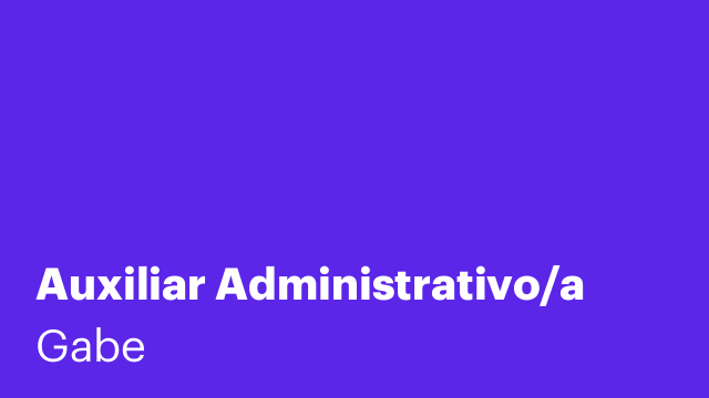 Auxiliar Administrativo/a