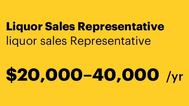 Liquor Sales Representative