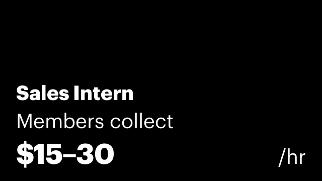 Sales Intern