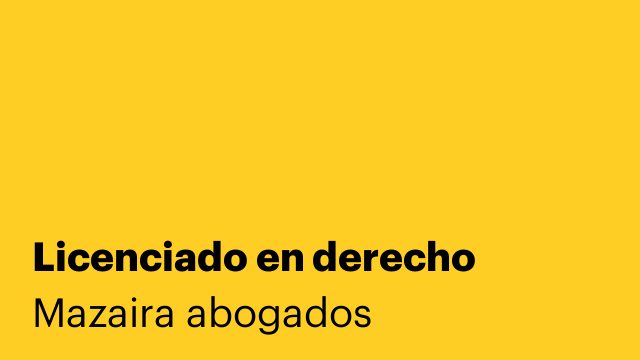 Licenciado en derecho