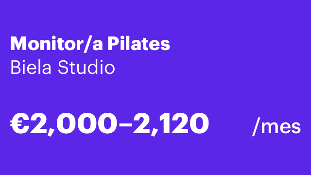 Monitor/a Pilates