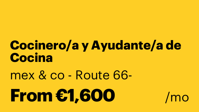 Cocinero/a y Ayudante/a de Cocina