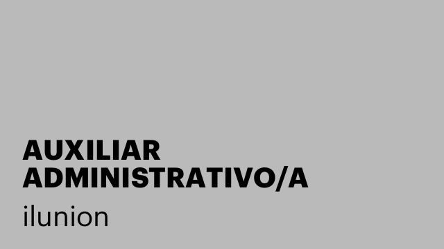 AUXILIAR ADMINISTRATIVO/A HORARIO MADRUGADA (CHAUCHINA(