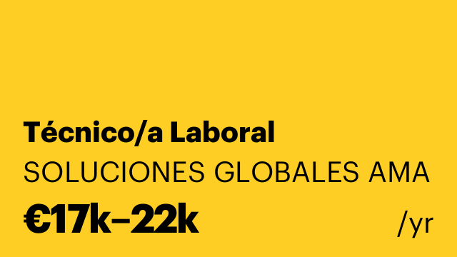 Técnico/a Laboral
