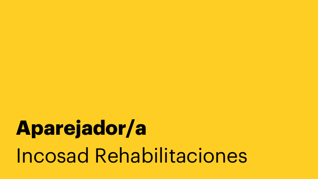 Aparejador/a