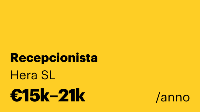 Recepcionista