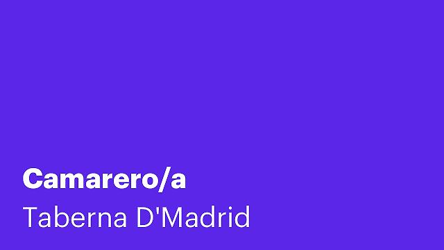 Camarero/a