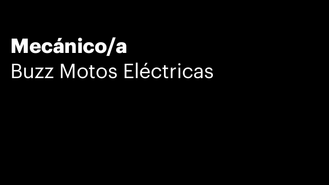 Mecánico/a