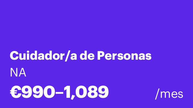 Cuidador/a de Personas
