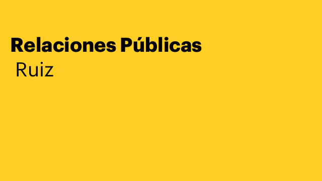 Relaciones Públicas