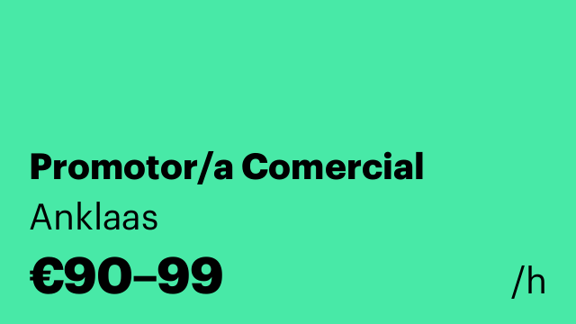 Promotor/a Comercial
